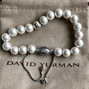David Yurman Pearl Spiritual Bead Bracelet